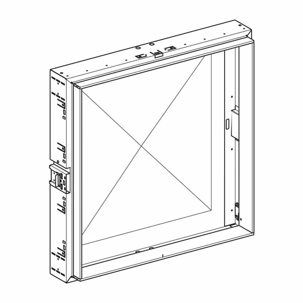 Cutie de montaj Geberit One pentru dulap cu oglinda 90 cm [2]