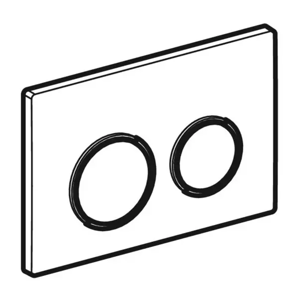 Clapeta de actionare Geberit Omega20 alb mat [4]