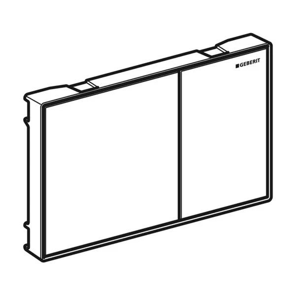 Clapeta de actionare Geberit Sigma60 gri nisipiu reflectorizant [2]