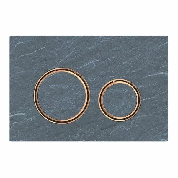  Clapeta actionare - Clapeta de actionare Geberit Sigma21 ardezie mustang cu inel rose gold