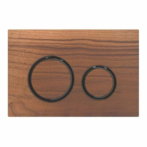  Clapeta actionare - Clapeta de actionare Geberit Sigma21 nuc american/inel negru