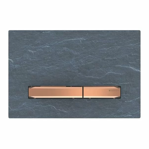  Clapeta actionare - Clapeta de actionare Geberit Sigma50 ardezie mustang/butoane rose gold