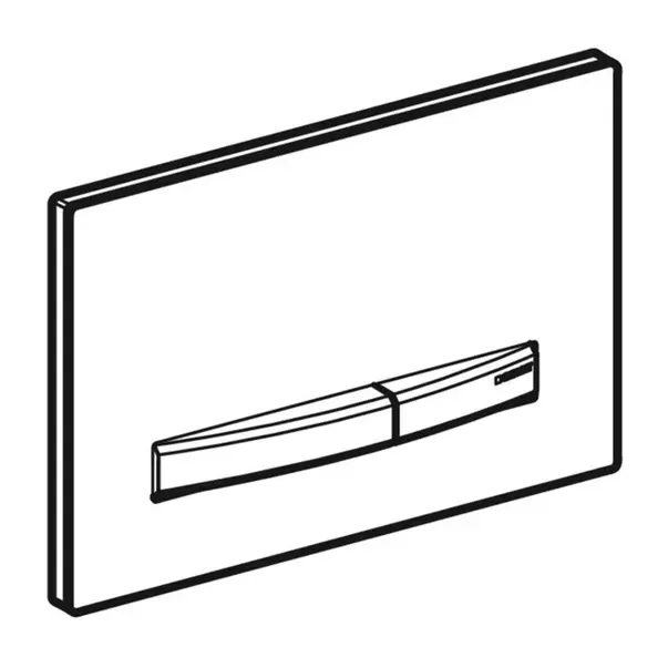 Clapeta de actionare Geberit Sigma50 rosu auriu finisaj periat [4]