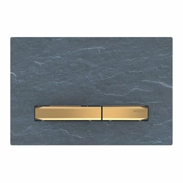  Clapeta actionare - Clapeta de actionare Geberit Sigma50 ardezie mustang/butoane aurii
