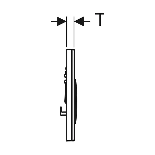Clapeta de actionare Geberit Sigma21 gri nisipiu cromat [4]