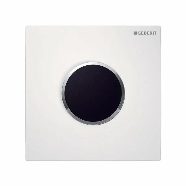 Pisoare - Clapeta de actionare Geberit Sigma 10 pentru pisoar electronica alb crom lucios