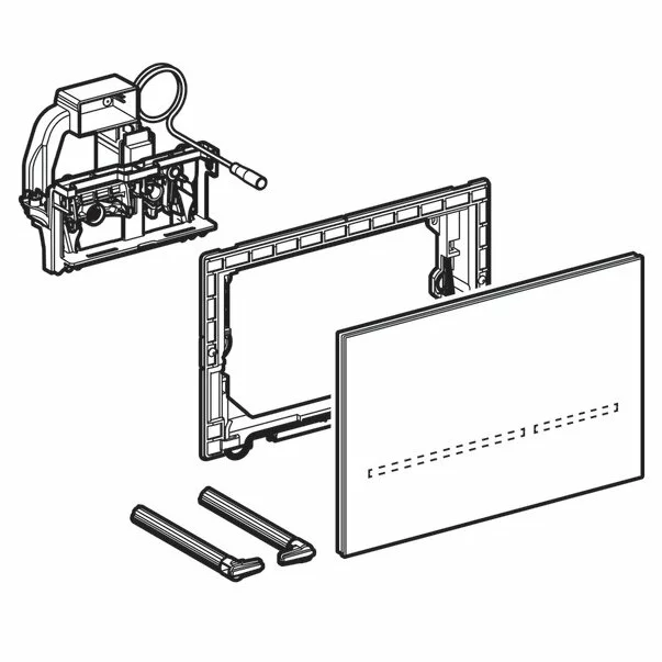 Clapeta de actionare electronica Geberit Sigma80 cu senzor pentru rezervor Sigma 8 cm [2]