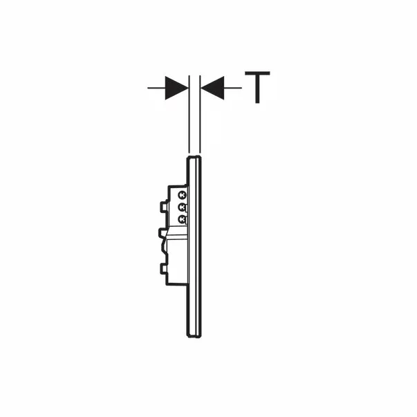 Clapeta de actionare electronica Geberit Sigma80 cu senzor pentru rezervor Sigma 8 cm [4]