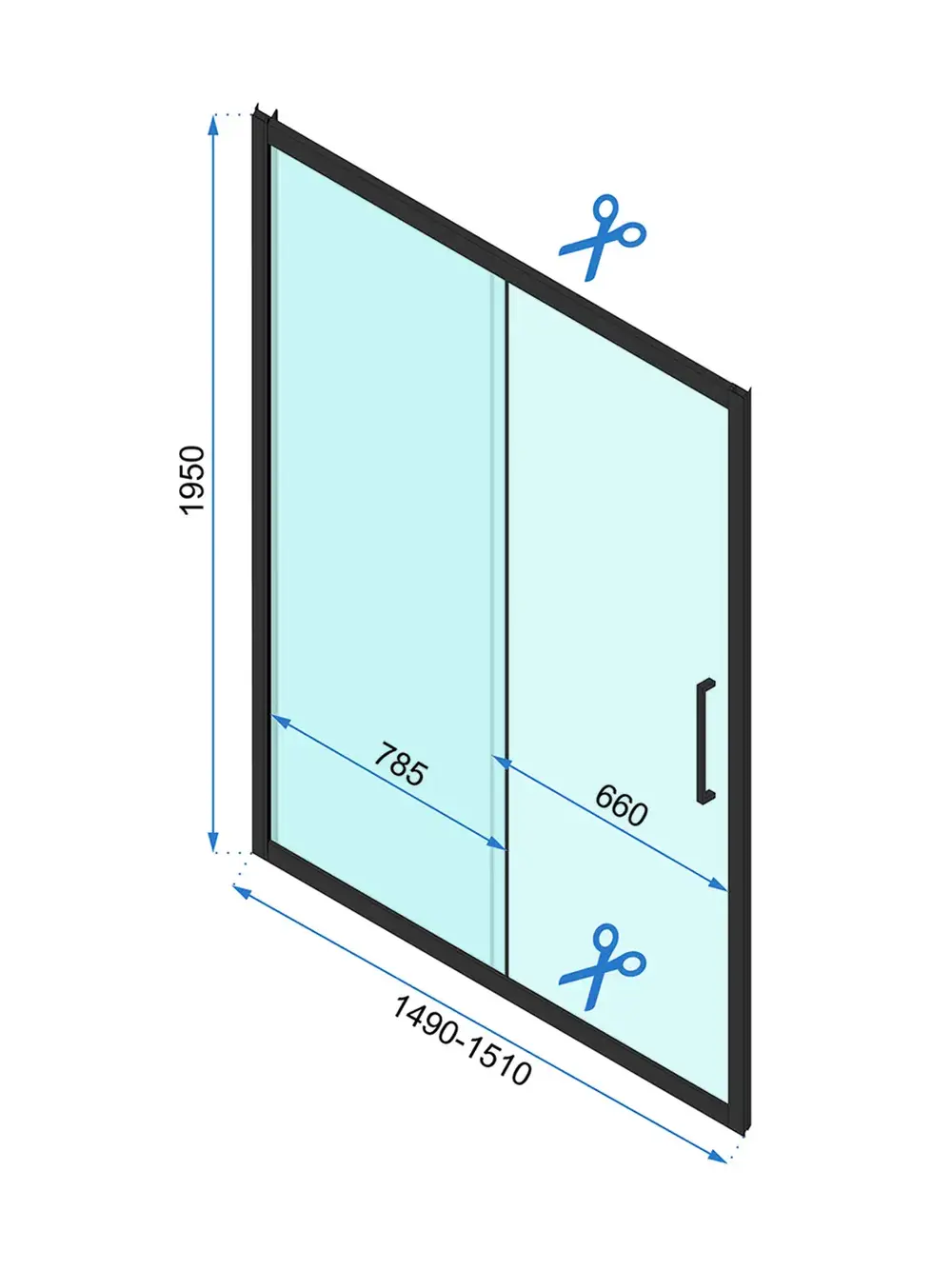 Usa de dus culisanta REA Rapid Slide 150 auriu periat [7]