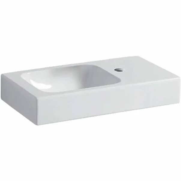 Lavoare pe mobilier - Lavoar pe mobilier Geberit Icon 53 cm cu orificiu baterie dreapta
