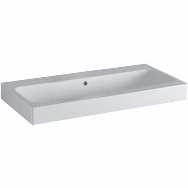 Lavoare pe mobilier - Lavoar pe mobilier Geberit Icon 90 cm fara orificiu baterie