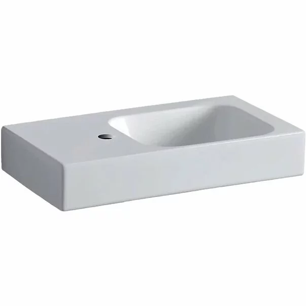 Lavoare pe mobilier - Lavoar pe mobilier Geberit Icon 53 cm cu orificiu baterie stanga