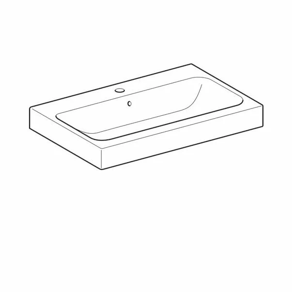 Lavoar pe blat Geberit Icon 75 cm [2]
