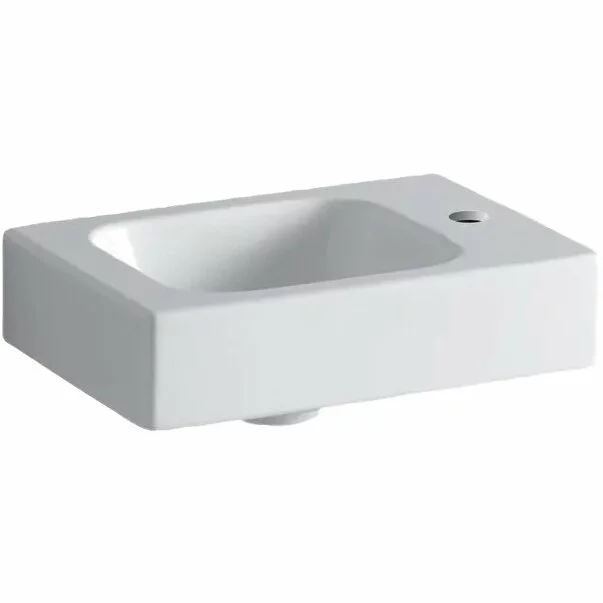 Lavoare - Lavoar pe mobilier Geberit Icon 38 cm cu orificiu baterie dreapta
