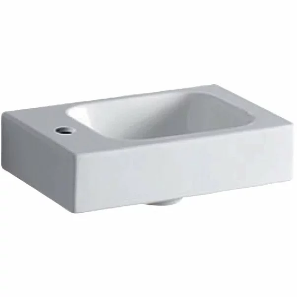 Lavoare - Lavoar pe mobilier Geberit Icon 38 cm cu orificiu baterie stanga