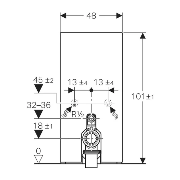 Modul Geberit Monolith pentru wc pe pardoseala imitatie ardezie 101 cm [2]