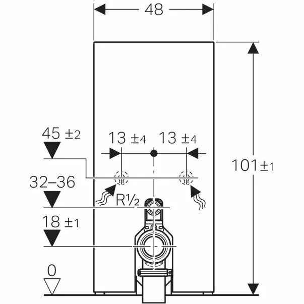 Modul Geberit Monolith pentru wc pe pardoseala alb 101 cm [3]