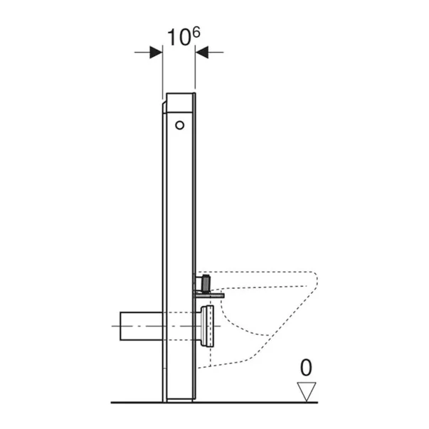 Modul Geberit Monolith pentru wc suspendat imitatie beton 101 cm [3]