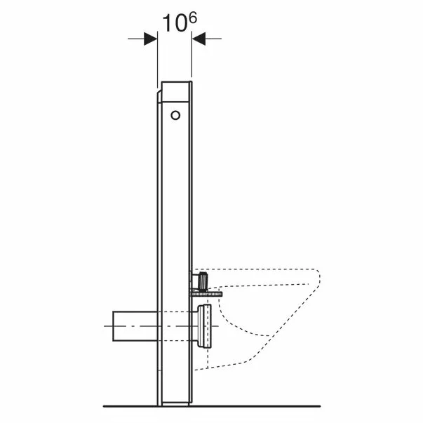 Modul Geberit Monolith pentru wc suspendat alb 101 cm [7]