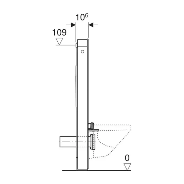 Modul Geberit Monolith pentru wc suspendat imitatie beton 114 cm [3]
