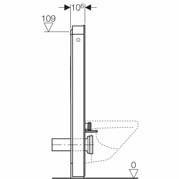 Modul Geberit Monolith pentru wc suspendat alb 114 cm [7]