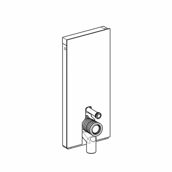 Modul Geberit Monolith pentru wc pe pardoseala alb 114 cm [2]