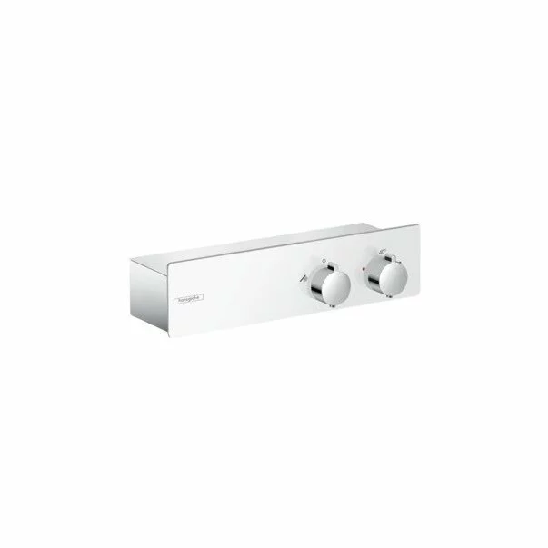 Baterii baie - Baterie dus termostatata Hansgrohe ShowerTablet 350 alb - crom