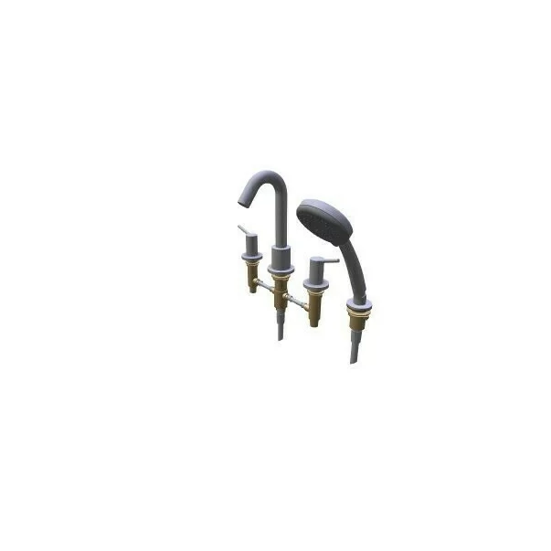 Corp incastrat Hansgrohe pentru montaj baterii pe cada cu 4 gauri [3]