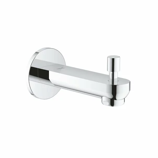 Baterii cada - Pipa cada Grohe Eurosmart Cosmopolitan cu diverter crom lucios