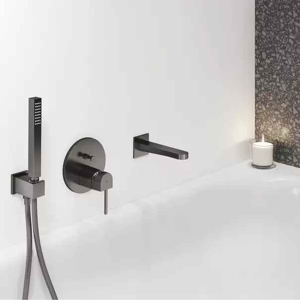 Pipa cada Grohe Plus 17 cm antracit periat Hard Graphite [2]