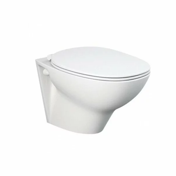 Set vas wc suspendat cu capac softclose si bideu Rak Ceramics Morning Rimless [3]