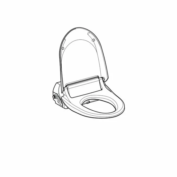 Capac wc Geberit Aquaclean 4000 cu functie de bideu alb alpin [2]