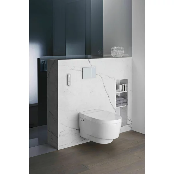 Obiecte Sanitare - Vas wc suspendat Geberit Aquaclean Mera Classic alb alpin cu functie de bideu electric
