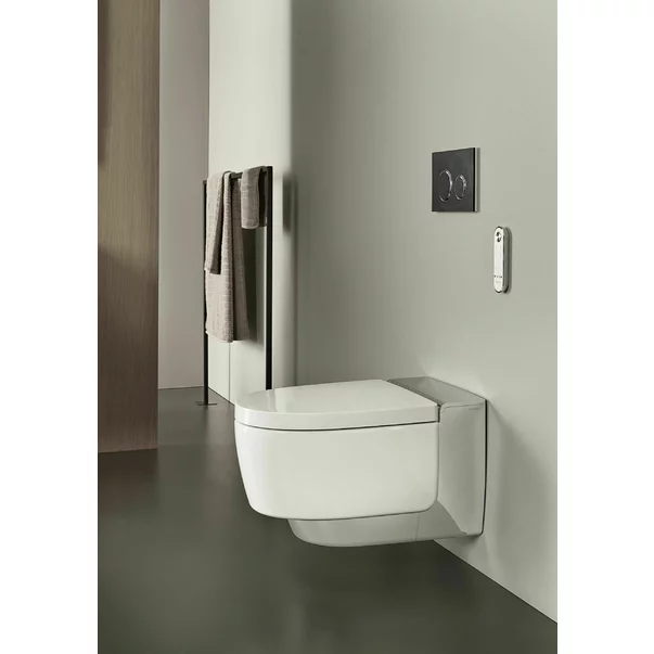 Obiecte Sanitare - Vas wc suspendat Geberit AquaClean Mera Comfort cu capac inchidere lenta si bideu electric