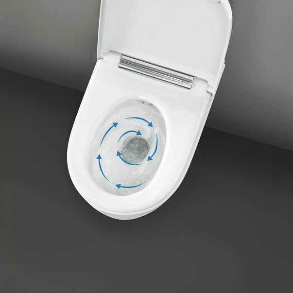 Vas wc suspendat Geberit Aquaclean Sela cu functie de bideu electric alb alpin [10]