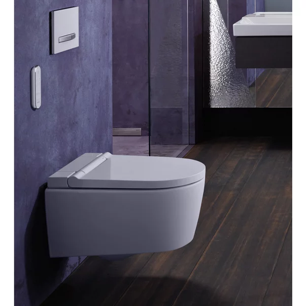 Vas wc suspendat Geberit Aquaclean Sela cu functie de bideu electric alb alpin [2]