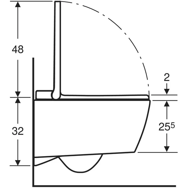 Vas wc suspendat cu capac softclose si functie bideu Geberit AquaClean Sela Square crom [2]