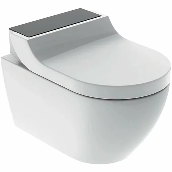 Obiecte Sanitare - Vas wc suspendat Geberit Aquaclean Tuma Comfort negru cu functie de bideu electric