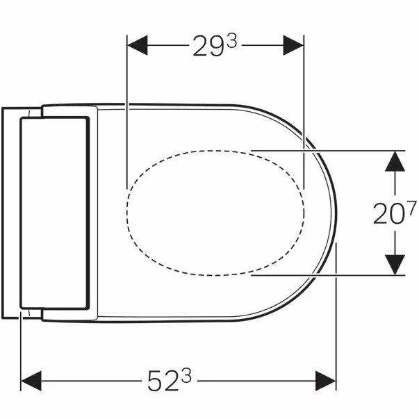 Vas wc pe pardoseala Geberit Aquaclean Tuma Comfort cu functie de bideu electric [3]