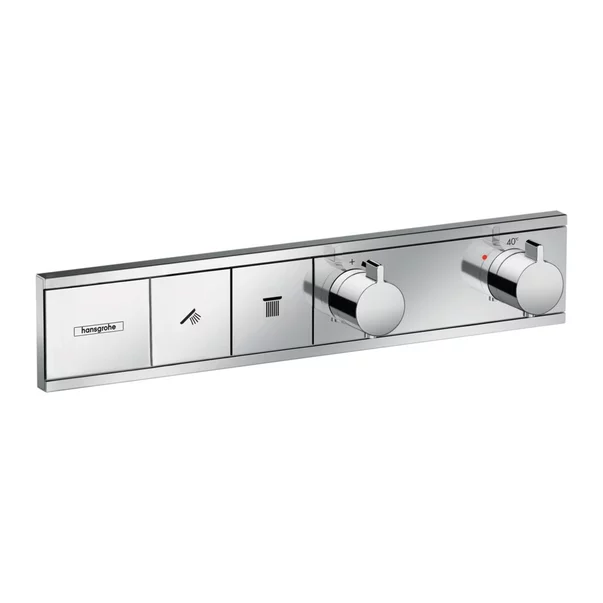 Baterii cada - Baterie cada - dus incastrata Hansgrohe RainSelect termostatata crom lucios 2 functii