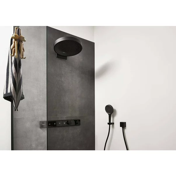 Baterie cada - dus incastrata Hansgrohe RainSelect termostatata negru mat 4 functii [4]