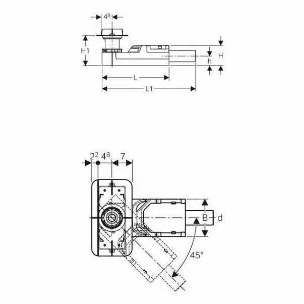 Set complet rigola Geberit CleanLine 80 inox lungime 30-90cm inaltime 65-90mm [2]