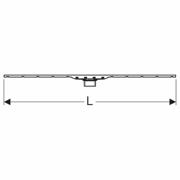 Capac pentru rigola Geberit CleanLine80 30-90 cm negru periat [7]