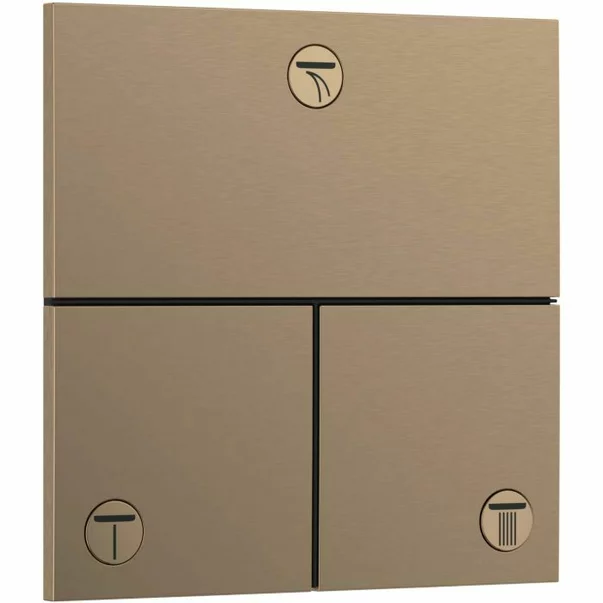 Baterii baie - Ventil incastrat bronz periat Hansgrohe ShowerSelect Comfort E 3 functii