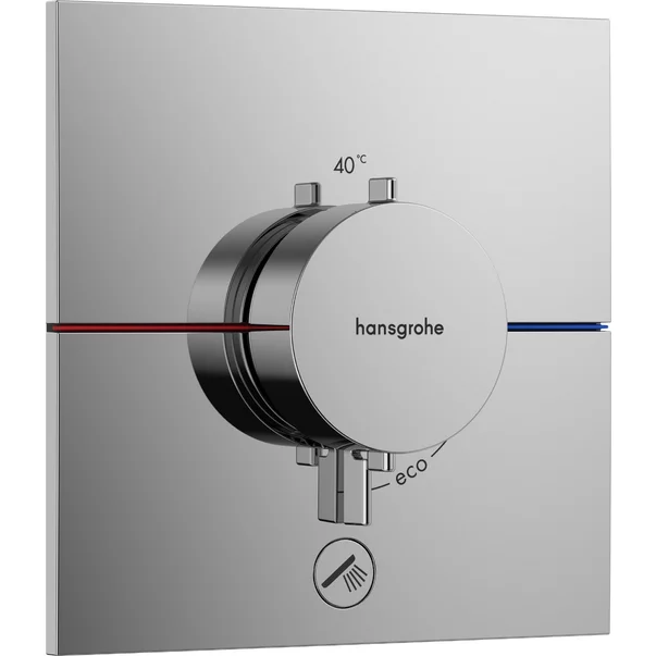 Baterii baie - Baterie dus termostatata incastrata Hansgrohe ShowerSelect Comfort E 1 functie si iesire suplimentara
