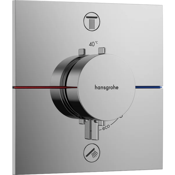 Baterii baie - Baterie dus termostatata incastrata Hansgrohe ShowerSelect Comfort E 2 functii EN1717