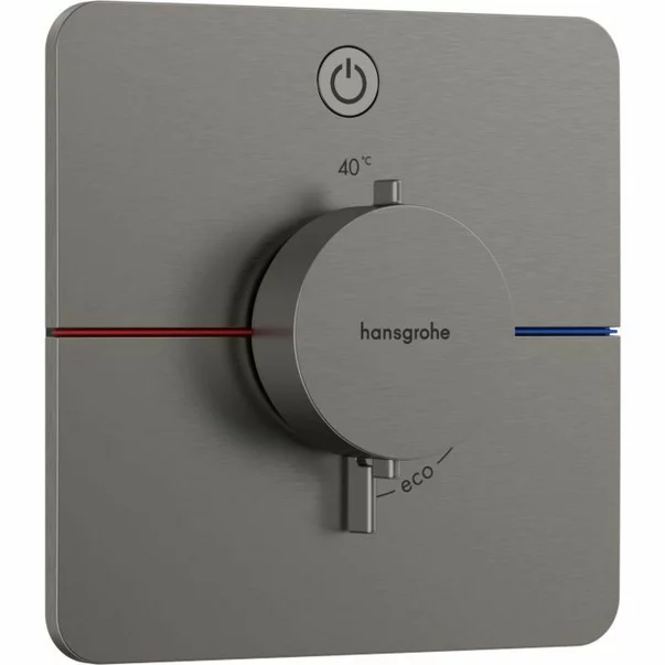 Baterii baie - Baterie dus termostatata incastrata crom periat Hansgrohe ShowerSelect Comfort Q 1 functie