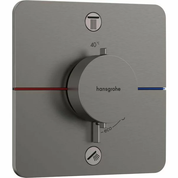 Baterii baie - Baterie dus termostatata incastrata crom periat Hansgrohe ShowerSelect Comfort Q 2 functii