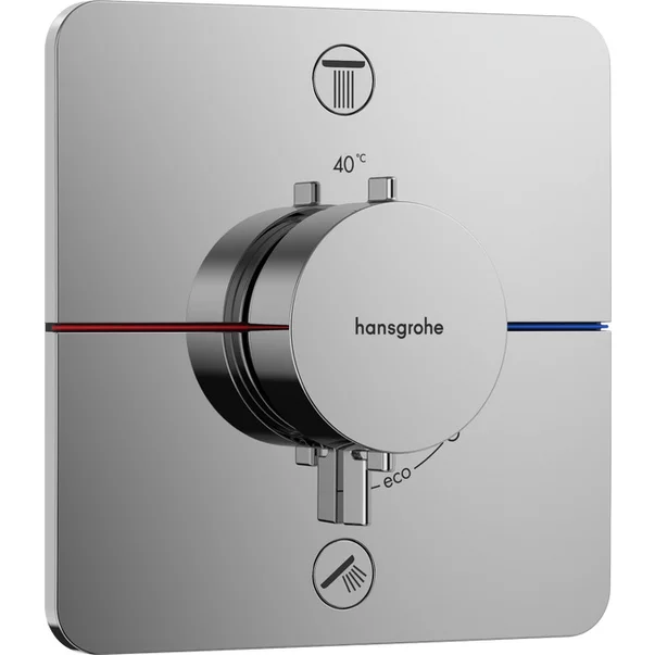 Baterii baie - Baterie dus termostatata incastrata Hansgrohe ShowerSelect Comfort Q  2 functii EN1717