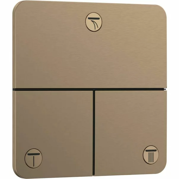 Baterii baie - Ventil incastrat bronz periat Hansgrohe ShowerSelect Comfort Q 3 functii